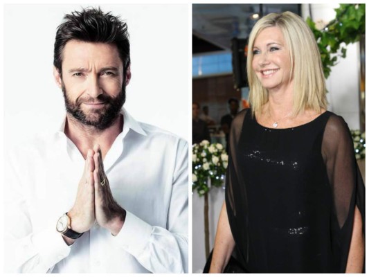 Y el no menos bello el actor australiano Hugh Jackaman confeso que su amor platónico era Olivia Newton John. fue muy afortunado ya que su amigo en común John Travolta se la presento.