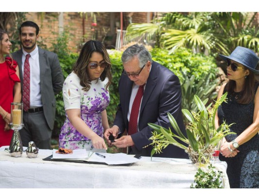 La boda civil de Sofie Figueroa Clare y Juan Carlos Mendieta Bueso