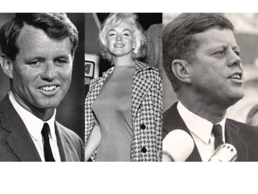 Se ligó sentimentalmente a él y su hermano el senador y fiscal de los Estados Unidos Robert Kennedy 'Bobby' con la diva de Hollywood Marilyn Monroe. Ambos en su momento, habrían tenido un amorío con la estrella e inclusive se ha llegado a mencionar que Marilyn y el presidente sostenían llamadas telefónicas de contenido sexual