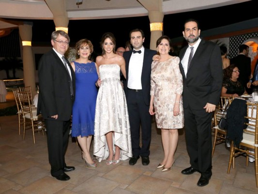 Carlos Gallardo, Nadia Kafati, Daniela Misas, Oscar Kafati, Marina y Francisco Javier Misas