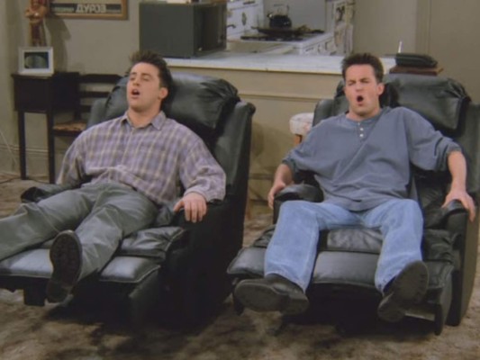Los protagonistas tienen varios capítulos favoritos, entre ellos está “En el que nadie estaba listo', en donde Chandler y Joey se disputan un sillón.