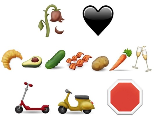 Emojis que verás en 2016