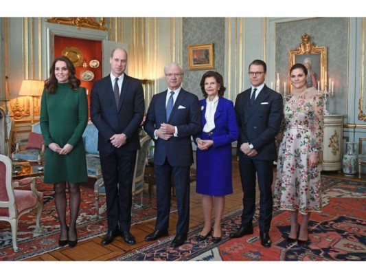 Kate Middleton y el Príncipe William en Suecia