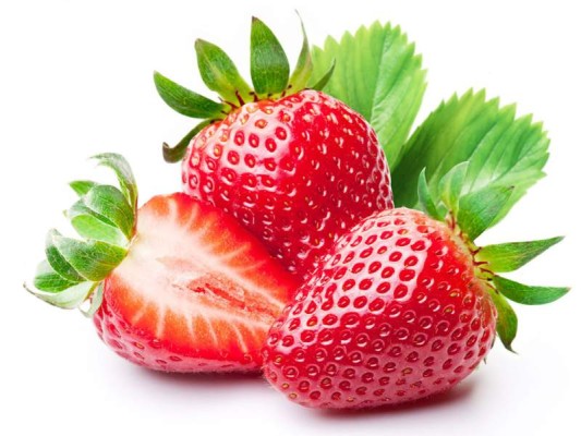 Las fresas son ricas en antioxidantes. Ayuda a para renovar las células de la piel y proporcionarle un brillo natural único