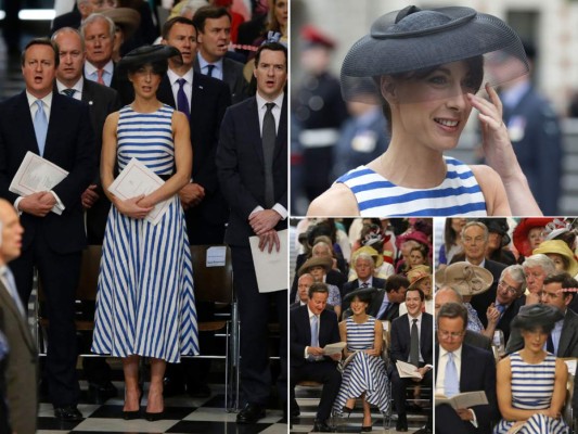 La reina Isabel II preside parada militar y un desfile aéreo por sus 90 años