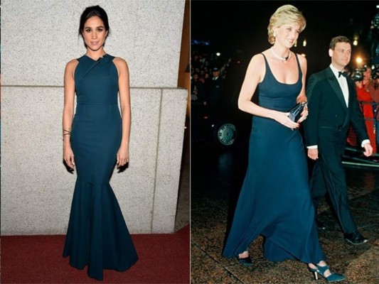 12 veces en las que Meghan Markle ha inspirado sus looks en la Princesa Diana