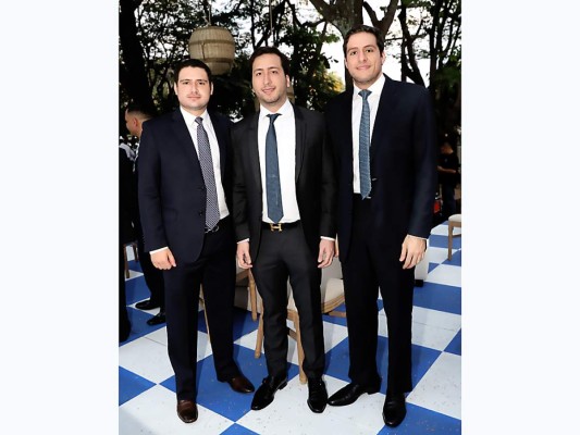 Daniel Kafie, Andrea Rosenthal y Luis Larach