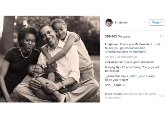 Las celebridades despiden a Obama en redes sociales