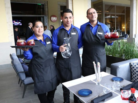 Almuerzo previo a la apertura de Blu en el Real InterContinental