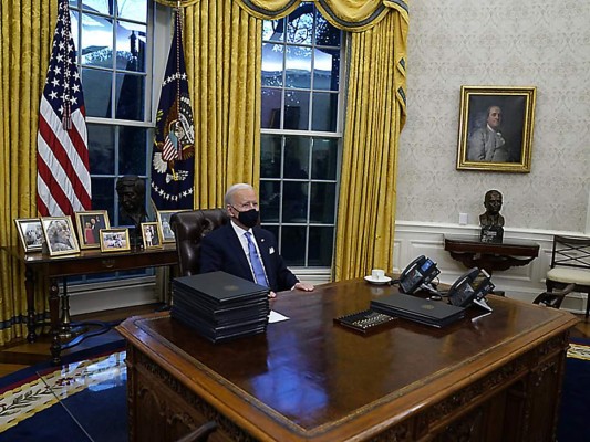 Joe Biden ya está en la Casa Blanca