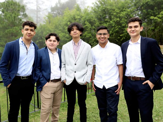 Jorge Ramirez, Anthony Moncada, Luis Moncada, José Daniel Espinoza y Diego Motiño