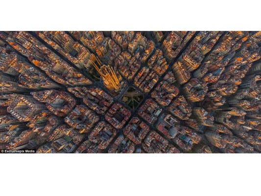 Grandes ciudades vistas desde el cielo
