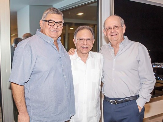 Ricardo Bendeck, Guillermo Kattán y Roberto Nasser.