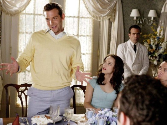 7. Wedding Crashers<br/>Aunque él no sea el protagonista de este filme, Bradley entrega una hilarante interpretación de Sack Lodge. Tuvo 76% de recepción.