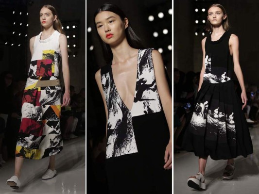 Estampados y surf urbano se apoderan de colección de Victoria Beckham