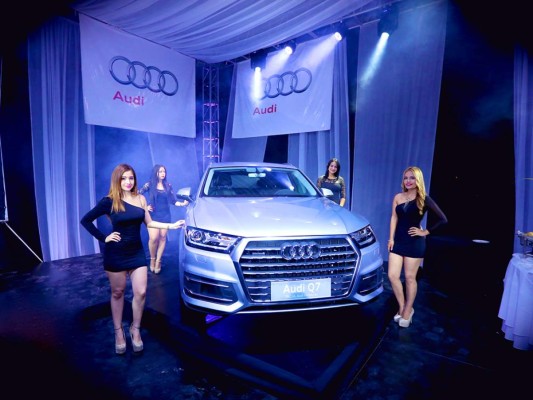 El cóctel del lanzamiento del Audi Q7