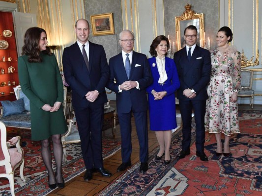 Kate Middleton y el Príncipe William en Suecia