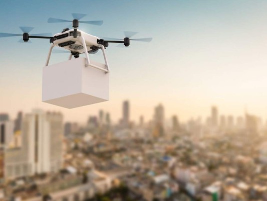 Drones para entrega de suministros médicos<br/>Los hospitales en China están haciendo uso de drones para transportar muestras, suministros médicos y material de cuarentena con el fin de minimizar el riesgo de contagio y propagación