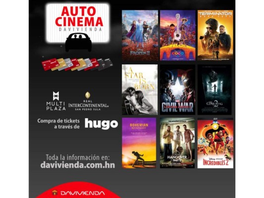 Autocinema Davivienda en San Pedro Sula