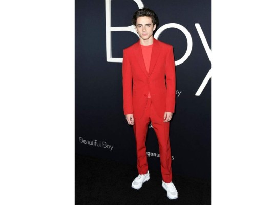 Look de Timothée Chalamet en las alfombras rojas