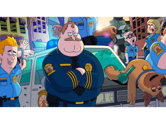 Paradise Police, tercera temporada: Un novato se une al departamento de policía liderado por su padre quien intenta proteger su pequeña ciudad. Estrena 12 de marzo.