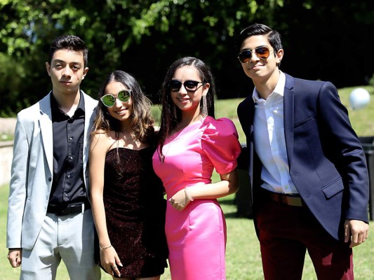 Gabriel Elvir,Nathalie Carbajal, Sofia Casco y Juan Elias Bendeck