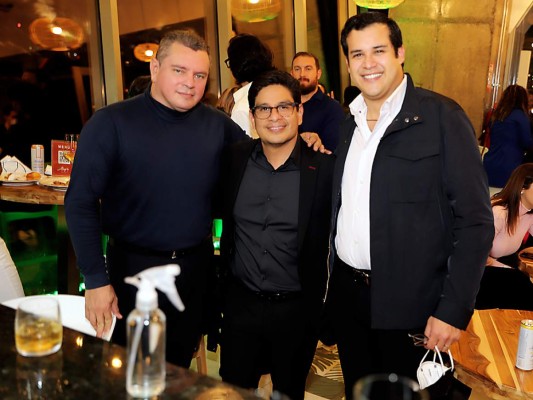 Héctor David Aguilar, Ricardo Juárez, Orlando Avilez.