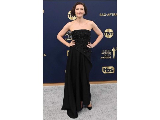 Maggie Gyllenhaal vistiendo The Row.<br/><br/>