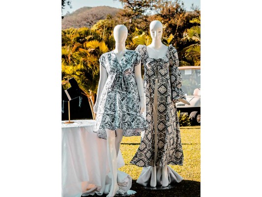 Vestidos Dulce María & Alta Gracia, confeccionados en tejidos frescos y prints geométricos e inspirados en la naturaleza (foto Brian Hernández)
