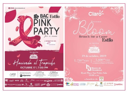¿Cómo asistir a la BAC Credomatic Estilo Pink Party y al Bloom Brunch for a Cause?  