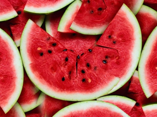 2 tazas de Sandía (90 Calorías)