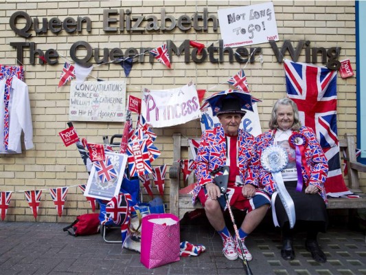 Así vive Londres la llegada de la príncesa de Cambridge