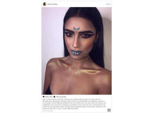 Instagrammer crea el maquillaje de cada signo zodiaco