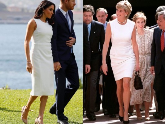 12 veces en las que Meghan Markle ha inspirado sus looks en la Princesa Diana