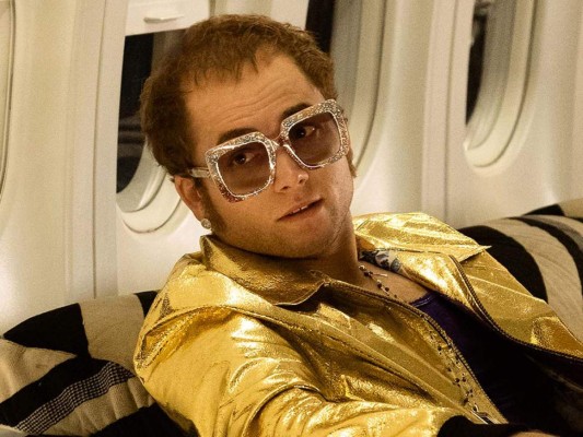 Taron Egerton in Rocketman from Paramount Pictures.