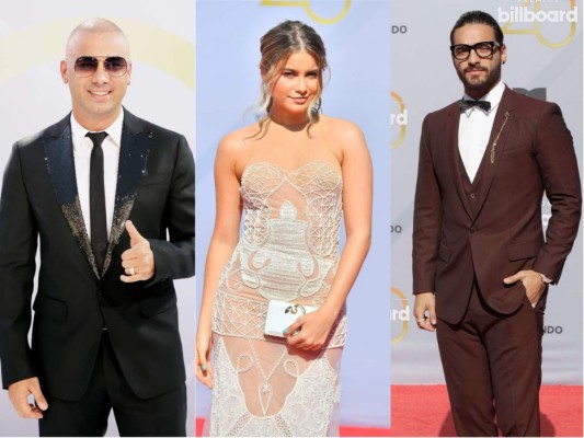 La entrega de premios Billboard Latinos hizo su alfombra roja, donde los artistas pop y urbanos como Maluma, Wisin y Ricky Martin vistieron sus mejores galas