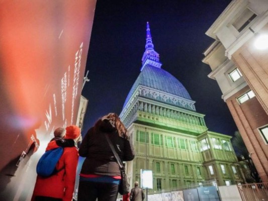 La Mole Antonelliana en Turín, Italia.