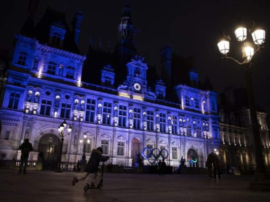 El Ayuntamiento de París, Francia.