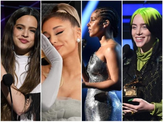 Anoche se realizó la 62ª edición de los premios Grammy, una gala llena de emociones que nos dejó expectaculares momentos que serán recordados en la historia de la cultura pop. Billie Eilish, Lizzo y Rosalía fueron las sorpresas de la noche. Mira esta galería con los mejores momentos de los Grammy Awards 2020