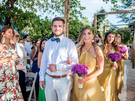 Boda de Dharya Williams y Roberto Kattán