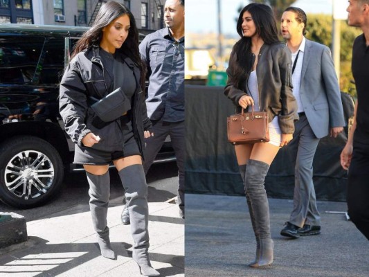 Los looks similares de Kylie Jenner y Kim Kardashian