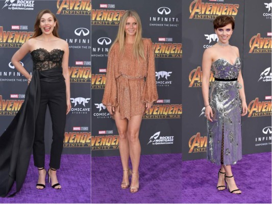 Elisabeth Olsen, Gwyneth Paltrow y Scarlett Johansson de las favoritas en la alfombra roja