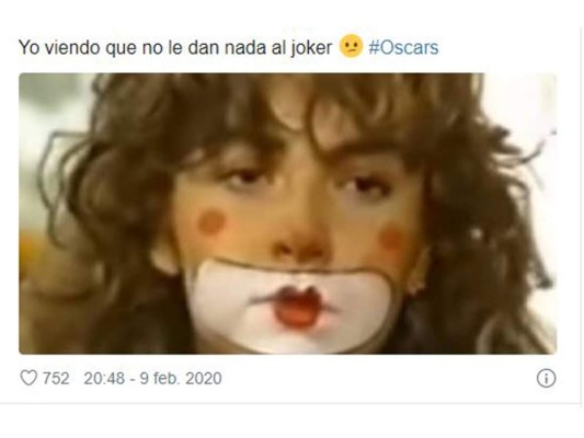 Los mejores memes de los Premios Oscar 2020