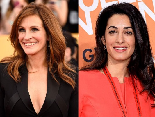 Julia Roberts, amiga de George Clooney desde hace varios años, adoptó a Amal en su círculo de amistades.