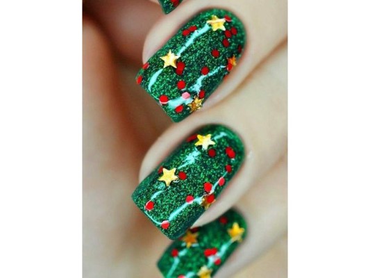 El turno de las uñas en navidad