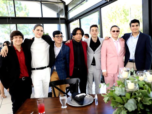 José Adan Suazo, José Cabrera, Selvin Sevilla, Diego Andino, Sebastian Moncada y Alejandro Rico