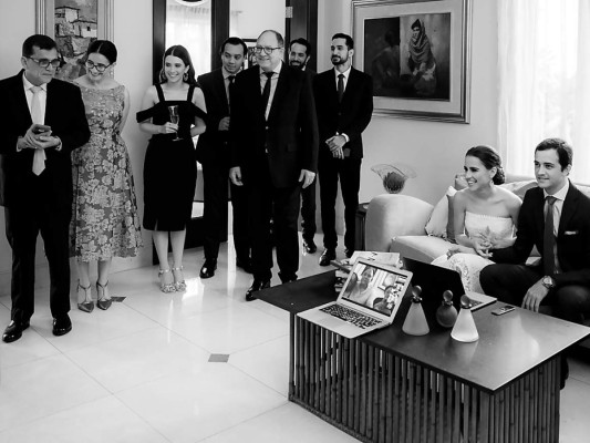 La boda civil de Alicia María Rodríguez y Rodrigo Gabriel Kattan