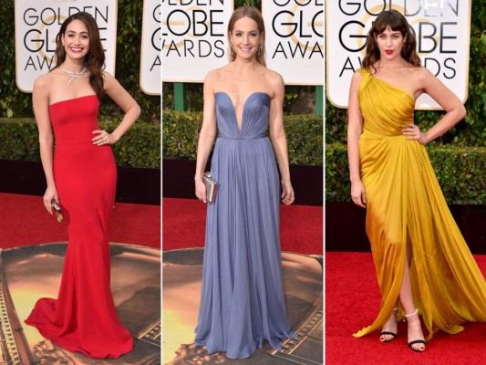 La alfombra roja de los Golden Globes