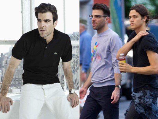 Zachary Quinto. 'Lo pensé como salir detrás de una pared. Las paredes ahora son tan altas o gruesas o tan fuertes como uno las deja que lo sean' declaró a la revista Out. 'Una de las conversaciones más importantes que he tenido conmigo mismo era que no estaba haciendo absolutamente nada bueno manteniéndome callado sobre mi sexualidad', explica Quinto. 'Literalmente, ningún bien. Pero si tomaba ese paso para reconocerlo en público y ser honesto, hay tanto bien potencial que puede salir de ello'.
