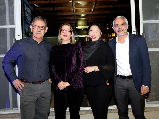 Lorena Midence, Julieta Piñón y Carlos Villeda en la cata magistral realizada en Casa del Ron (fotos: Hector Hernández)